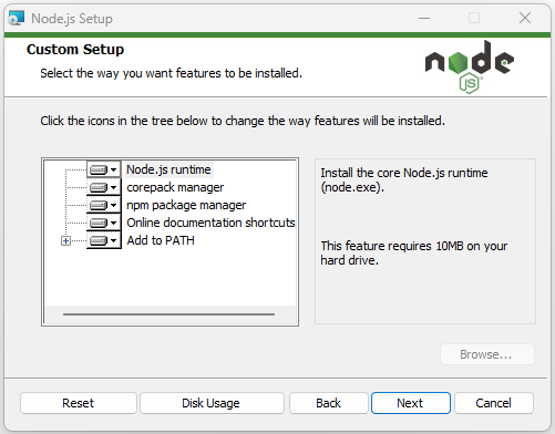 nodejs npm